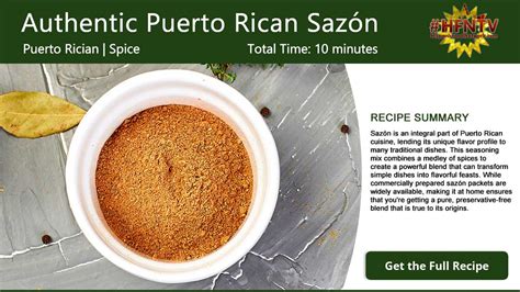 sazon de puerto rico Search